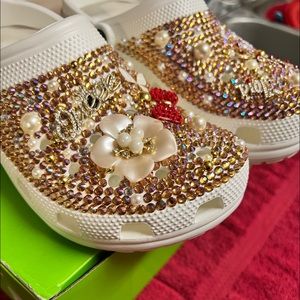 Custom Blinged out crocs